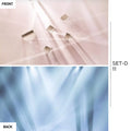 Dual-sided Photo Background Paper in soft pink and blue hues for versatile photography settings