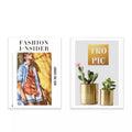 VMIDirect Photography Background Paper featuring stylish fashion and tropical plant themes for studio use