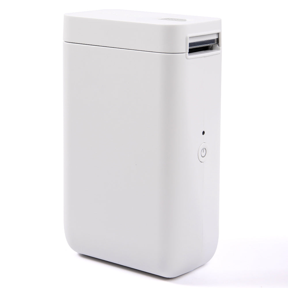 VMIDirect Portable Bluetooth Label Printer Maker in sleek white design for easy labeling on the go