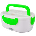 VMIDirect Portable Electric Heating Lunch Box with Green Handles for Convenient Meal Heating