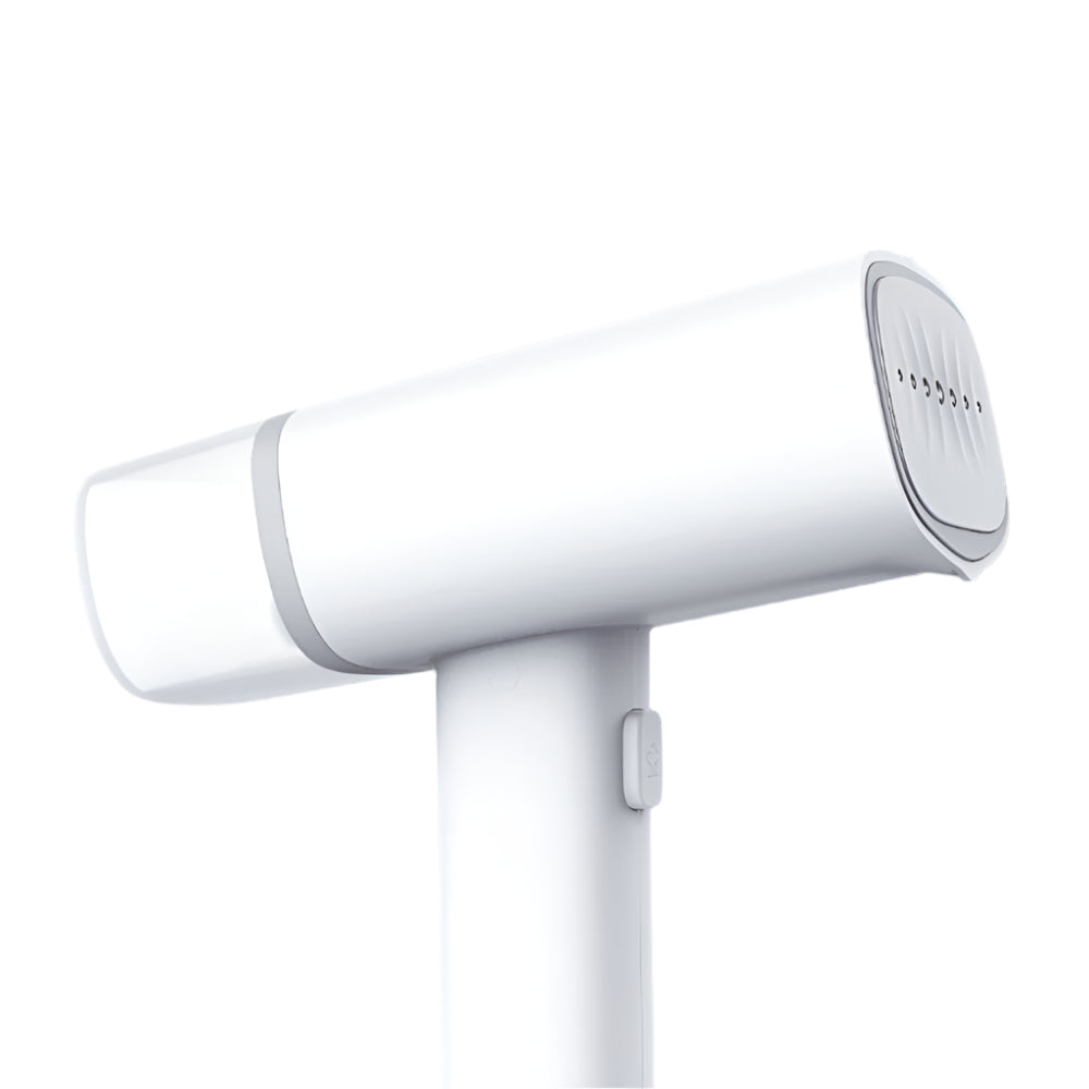 VMIDirect Portable Garment Steamer in sleek white design for easy and efficient wrinkle removal