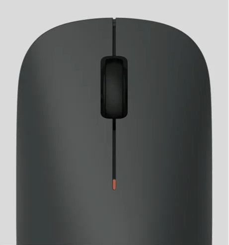 Portable Mini Mouse in sleek black design with scroll wheel for easy navigation