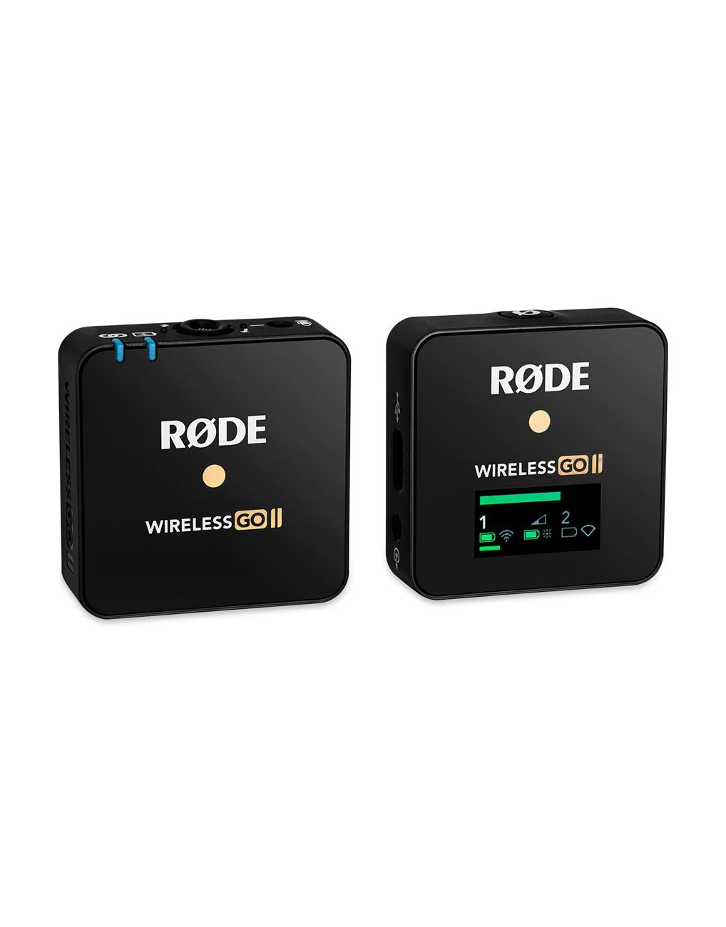 Rode Wireless GO II Single Compact/ dual Digital Wireless Microphone System/Recorder (2.4GHz, Black)