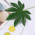 VMIDirect Simulation Artificial Green Plant Leaf on a Magazine with Lemon Slices for Home Decor