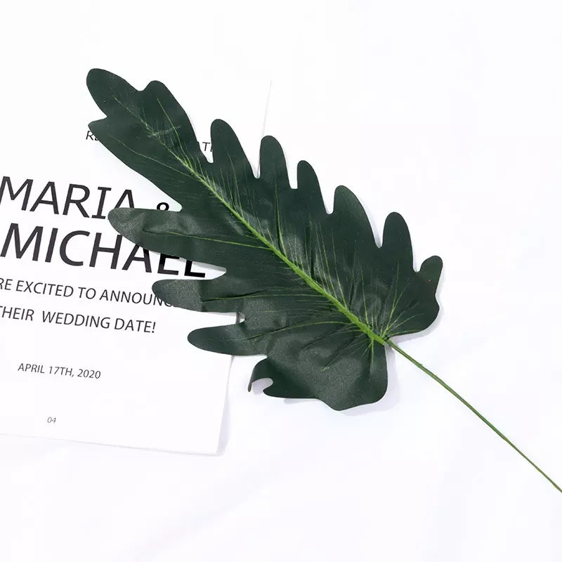VMIDirect Simulation Artificial Green Plant Leaf for Home Decor and Wedding Decorations