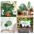 Simulation Artificial Green Plant in various decor settings for events and home staging