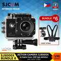 SJ5000X Action Camera 4K Ultra HD Pocket with 4x Digital Zoom and Chest Strap for Easy Use