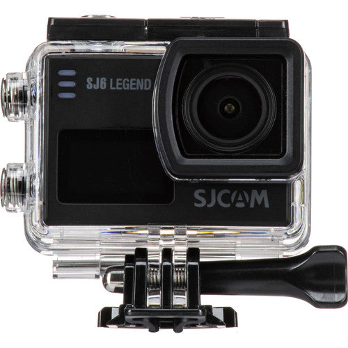 SJCAM Legend Dual Screen 4K Action Camera with Waterproof Case and Mounting Accessories