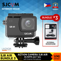 SJCam SJ8 Air Action Camera Bundle 3 with External Microphone for Helmet Vlogging Camera use