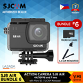 SJ8 Air Action Camera Bundle with Micro SD Card and Monopod, ideal Helmet Vlogging Camera