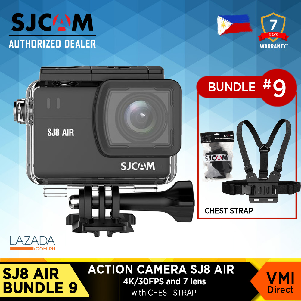 SJ8 Air Action Camera from VMIDirect with 4K resolution, perfect for a Helmet Vlogging Camera setup