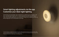 VMIDirect Smart Motion Sensor Lamp with Bluetooth for customized night lighting adjustments