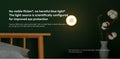 VMIDirect Smart Motion Sensor Lamp with 2800K warm light for eye protection and no flicker