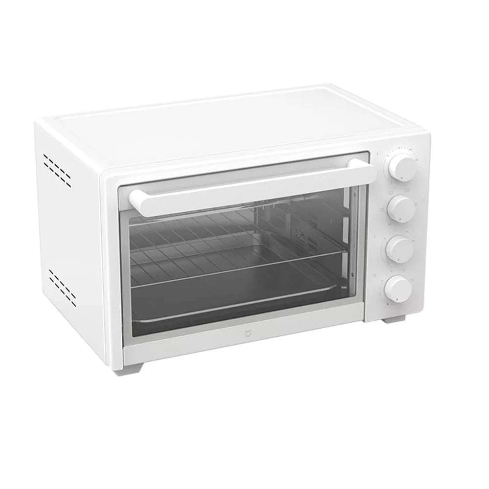 VMIDirect Smart Roaster Oven in White with Adjustable Temperature Controls and Clear Viewing Window
