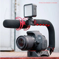 VMIDirect smartphone video stabilizer handle with ergonomic grip and camera support for smooth filming
