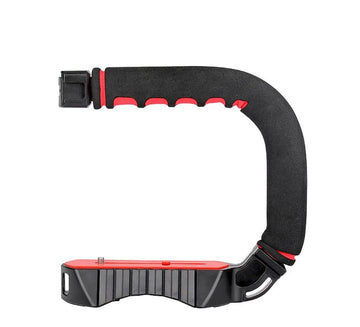 VMIDirect smartphone video stabilizer handle with ergonomic grip for steady filming