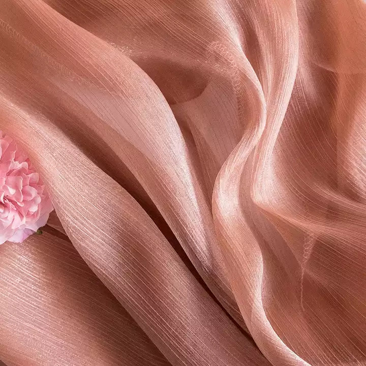 VMIDirect Smooth Silk Mercerized Photography Backdrop in Soft Peach for Elegant Photo Shoots