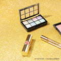 VMIDirect Sparkling Sky Background with makeup palette, lipstick, and highlighter for photography and styling