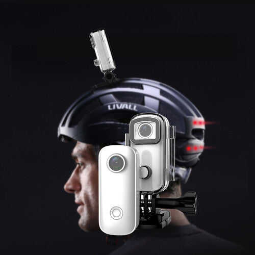 VMIDirect Sports Wifi Action Camera mounted on a helmet for capturing outdoor adventures