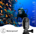 VMIDirect Sports Wifi Action Camera capturing underwater scenes with a diver and colorful fish