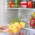 VMIDirect Stackable Pantry Organizer with Clear Bins for Efficient Food Storage and Easy Accessibility