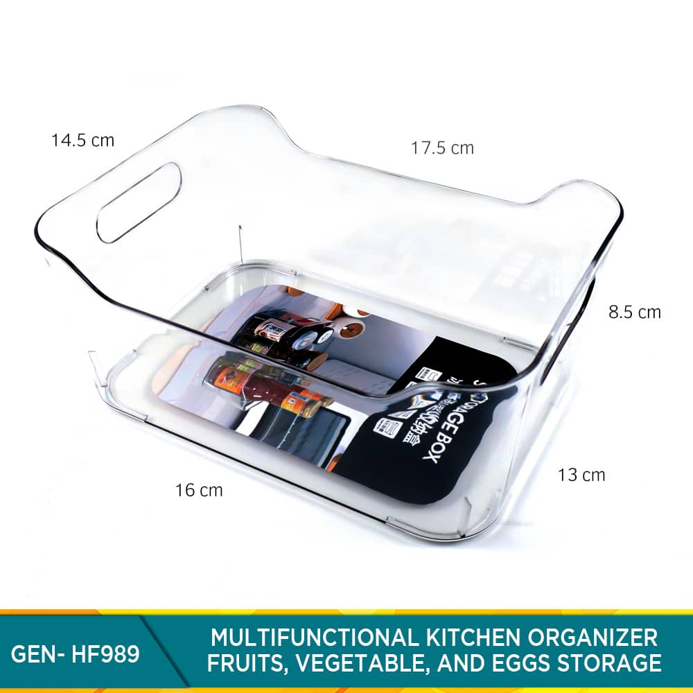 Clear VMIDirect Stackable Pantry Organizer for efficient food storage and easy access