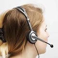 VMIDirect Stereo Headset with Comfortable Ear Cushions and Adjustable Microphone for Clear Audio