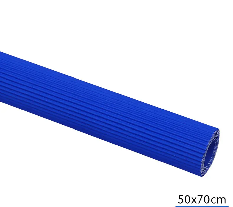 Blue Striped Photography Background Paper Roll, 50x70cm for creative photo setups