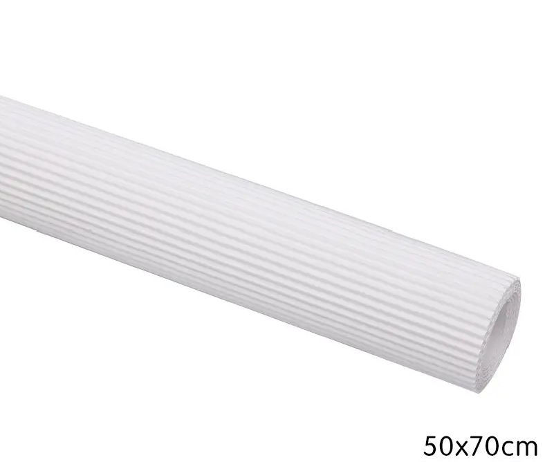 Striped Photography Background Paper roll in white, 50x70cm, ideal for professional photo shoots