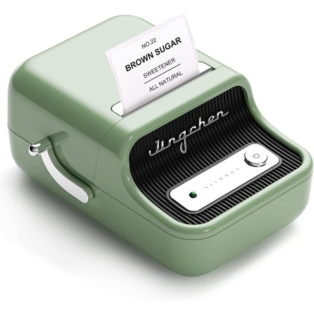 VMIDirect Thermal Label Printer in Green for easy labeling of products and organization