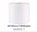 VMIDirect Thermal Label Stickers Barcode Rolls in a compact 40x40mm design for easy labeling