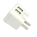 VMIDirect Travel Power Cube Dual USB Charger with 1A and 2.1A Ports for Convenient Charging