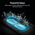 VMIDirect Bluetooth Speaker with 40W output and passive radiator for powerful bass and clear sound