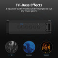 VMIDirect Bluetooth Speaker with Tri-Bass Effects and three equalizer audio modes for versatile sound