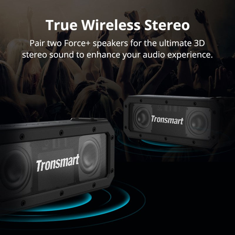 Tronsmart True Wireless Stereo Bluetooth Speaker for an enhanced 3D audio experience