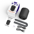 VMIDirect Mini Bluetooth Speaker in black with USB cable and user manual included