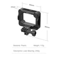 VMIDirect Action Camera Quick Release Bracket made of durable plastic for easy mounting.