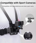 Ulanzi Go Quick II Magnetic Adapter Mount Kit Quick Release on a chest harness for sport cameras