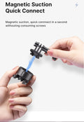 Magnetic Adapter Camera Mount with quick connect feature for easy attachment without screws