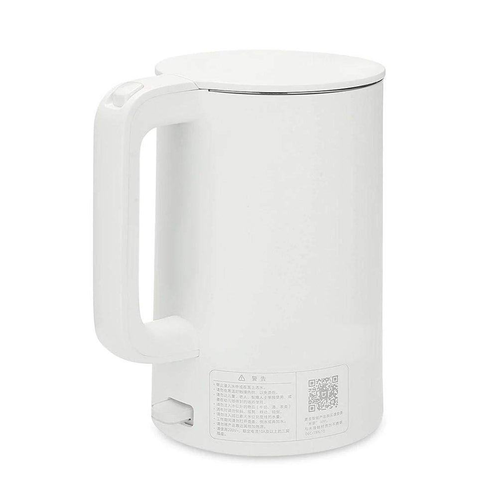 VMIDirect Electric Kettle in white with a sleek design for quick boiling and easy pouring