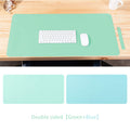 VMIDirect Leather Desk Pad in double-sided green and blue colors for a stylish workspace