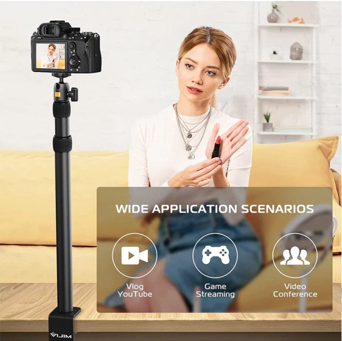 VMIDirect Desktop Extendable Lamp with Tripod for Vlogging, Gaming, and Video Conferencing
