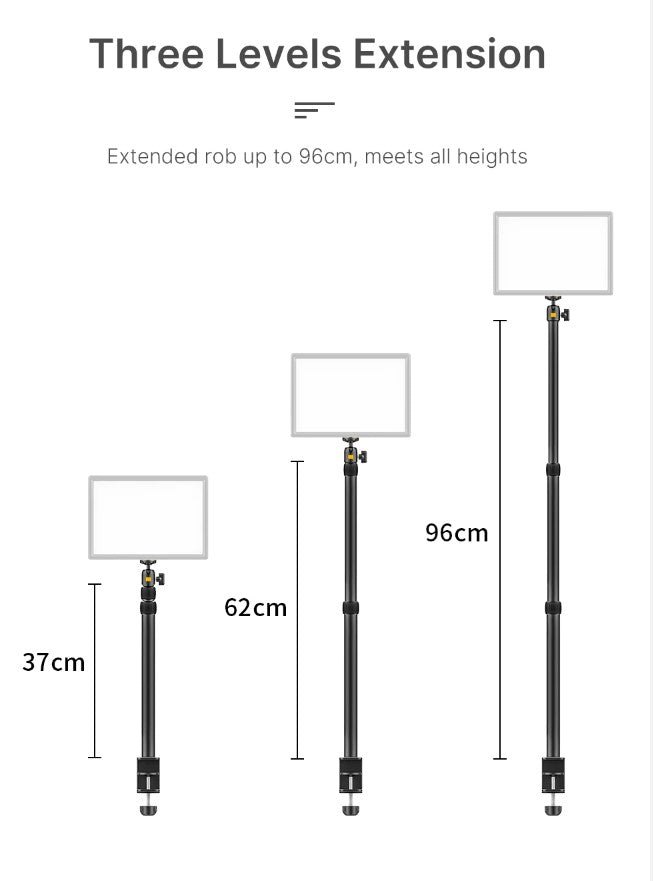 VMIDirect Desktop Extendable Lamp with three height levels for versatile lighting solutions