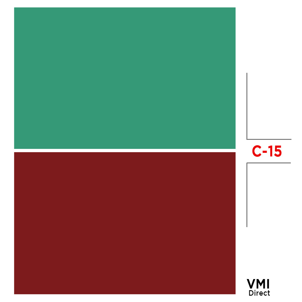Two-tone photo background paper in teal and maroon by VMIDirect for photography use