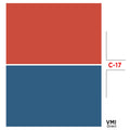 VMIDirect Photo Background Paper in Red and Blue for Photography and Studio Use