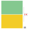 VMIDirect Photo Background Paper in Green and Yellow for Photography and Video Use