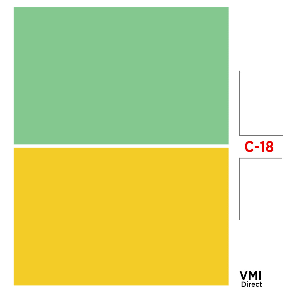 VMIDirect Photo Background Paper in Green and Yellow for Photography and Video Use
