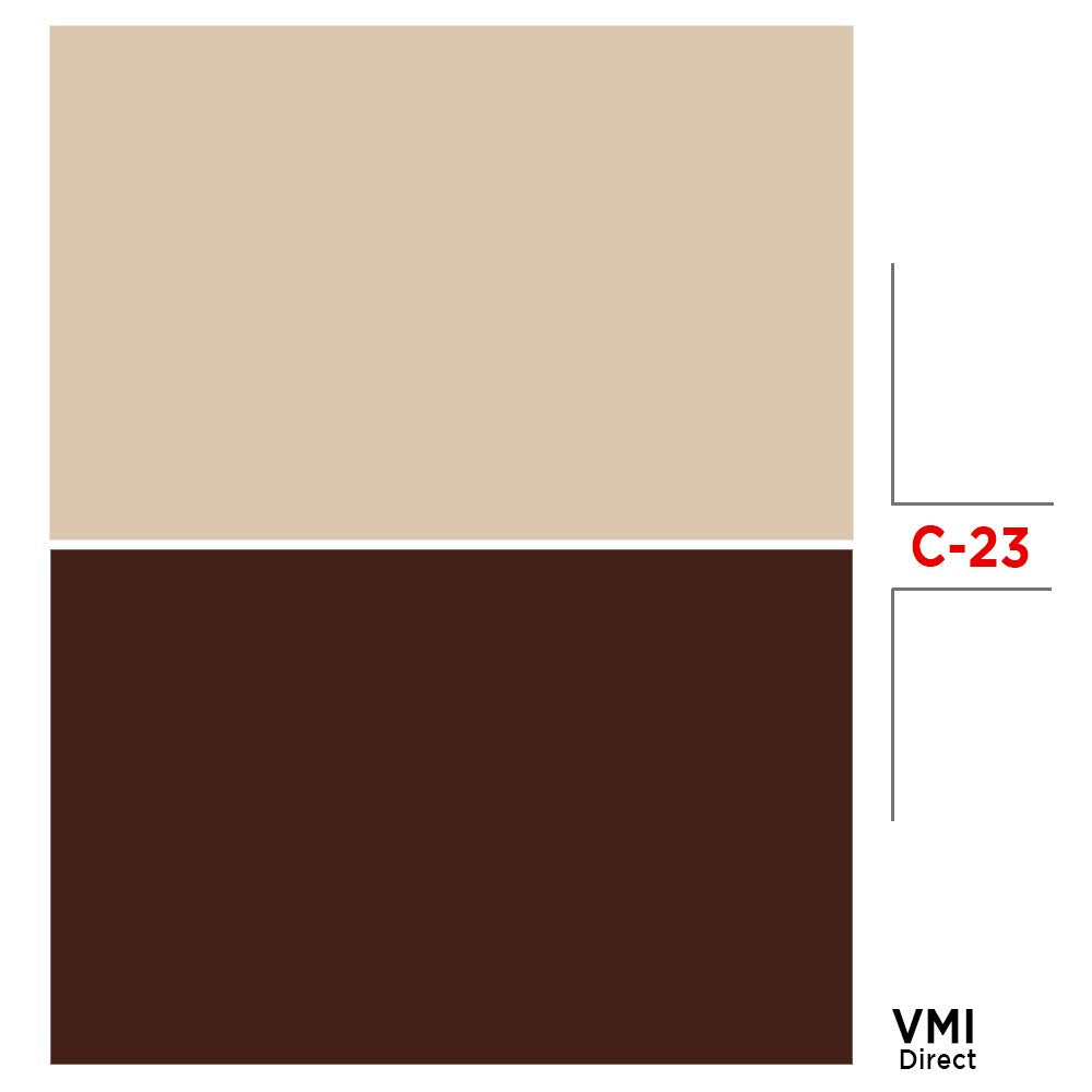 VMIDirect Photo Background Paper featuring a two-tone design in beige and dark brown