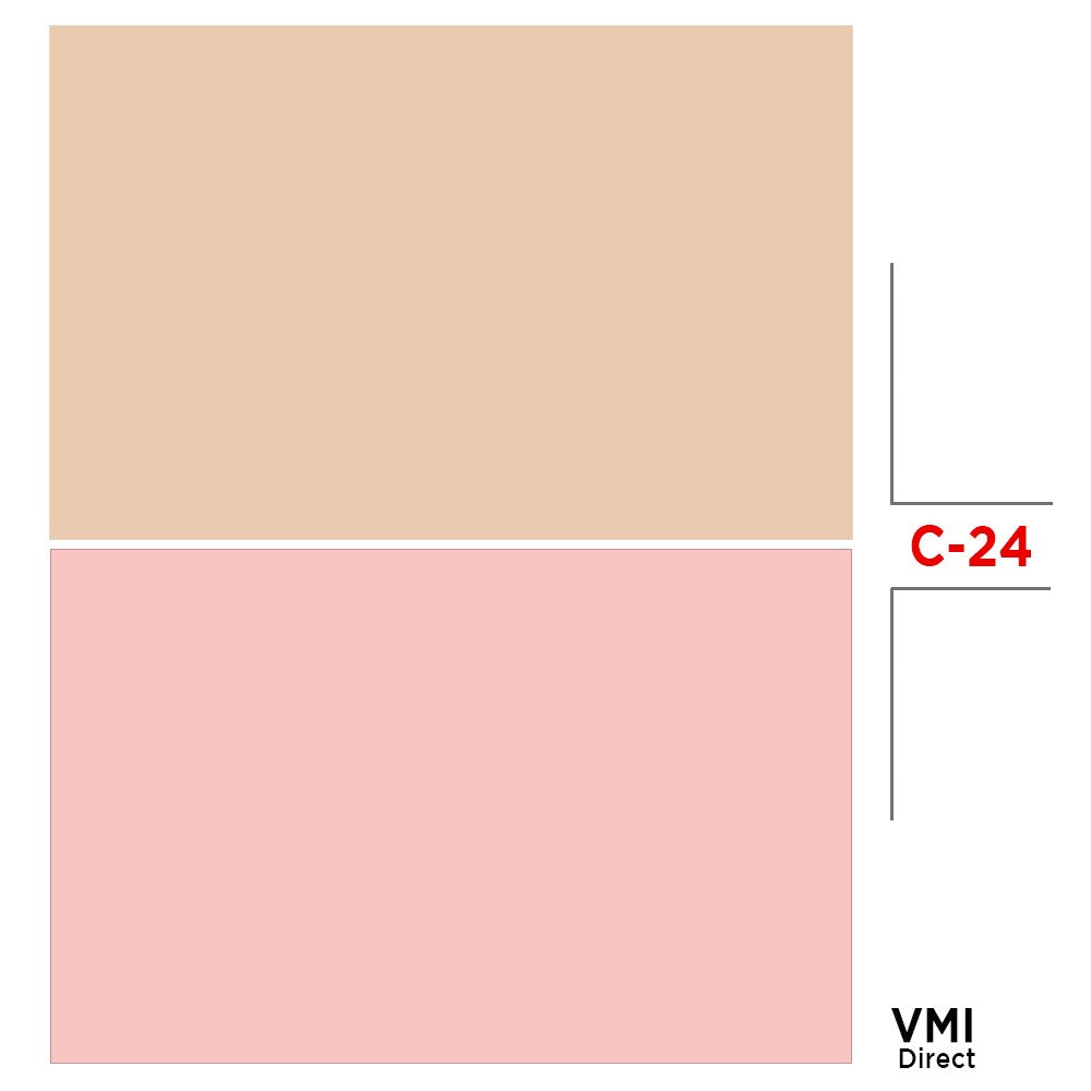 VMIDirect Photo Background Paper in Beige and Pink for Photography Backdrops