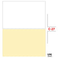 VMIDirect Photo Background Paper in Yellow and White for Photography and Studio Use
